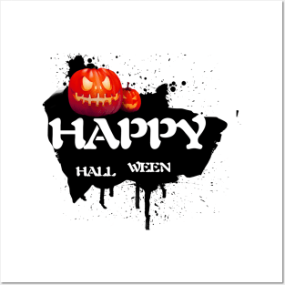 Happy Hall-Ween Posters and Art